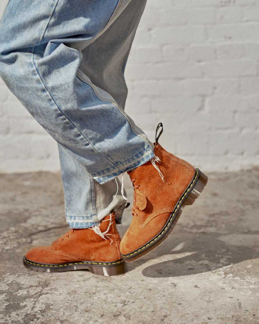 brown dr martens 101 mens ankle boots